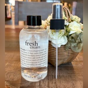 NEW Philosophy FRESH CREAM Spray BODY SPRITZ + PUMP!
